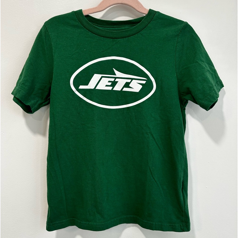 NFL Jets green T-shirt kids size Lg‎ 7
